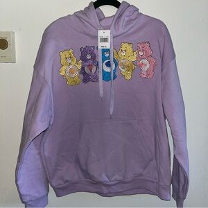 Care Bears Grumpy Bears Purple/Lavender Hoodie XL NWT